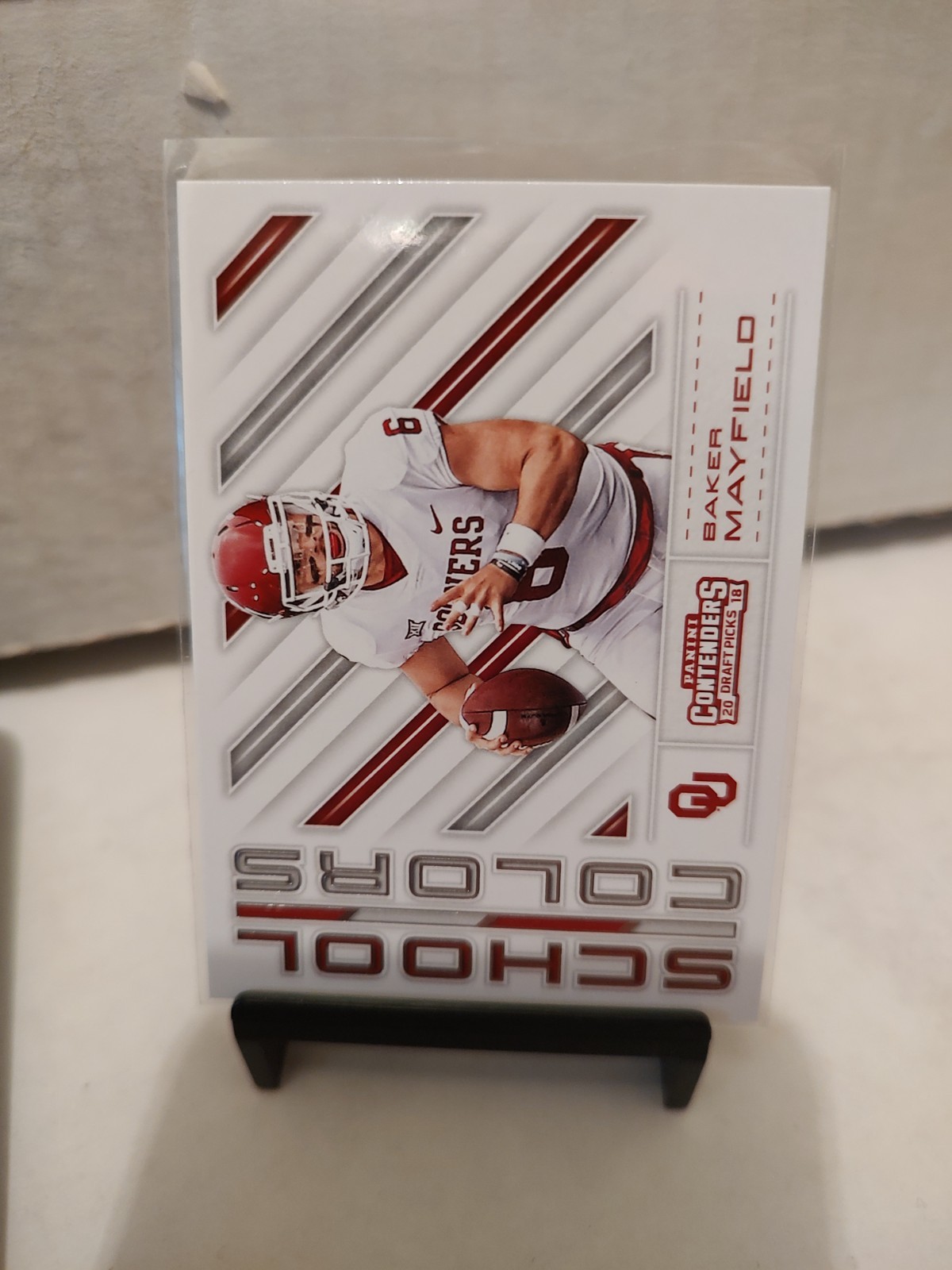 2018 Panini Contenders Draft Picks - School Colors Baker Mayfield #16 (RC)