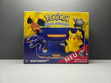 POKEMON PIKACHU EDITION NINTENDO 64 N64 CONSOLE CIB PAL IMBALLO ORIGINALE - BELLE CONDIZIONI