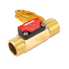 G1/2 Hall Effect Liquid Water Flow Sensor Switch Flow meter 1-30L/min YF-C01 New