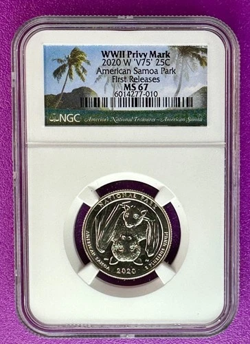 2020-W America the Beautiful Quarters — photo from another recent sale