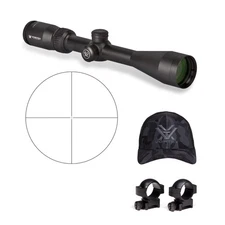 Vortex Crossfire II 4-12x44 Riflescope 1 In Scope Rings Hat PRECISION