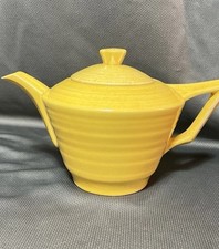 Vintage Crown Ducal Ware Teapot In Yellow. Mid Century Retro Design