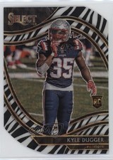 2020 Panini Select Field Level Zebra Prizm Die-Cut Kyle Dugger #393 rf2