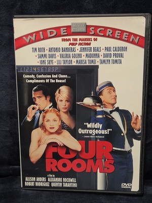 Four Rooms (DVD, 1995) Tim Roth, An Quentin Tarantino, Robert Rodriguez VG 