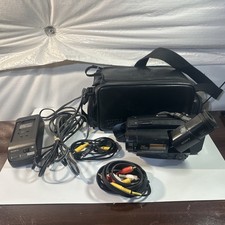 Sony Handycam CCD-TR66 8mm Camcorder Tested w/ Battery Charger Power Adapter AV