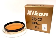 Nikon Koversionsfilter Amber A12 In OVP Filter 52mm Circular Filter Thread