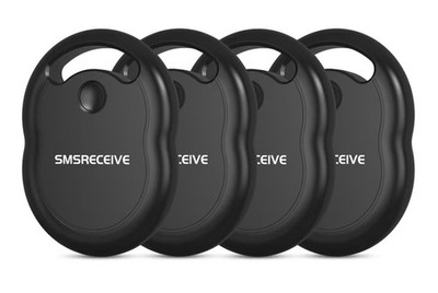 Air Tracker Tags-4 Pack [Apple MFi Certified], Smart Bluetooth Tracker Tag 110 d