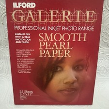 Ilford Galerie Professional Inkjet Smooth Pearl Photo Paper Open Box 8.5 X 11