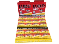 Lord Cool Double Edge Safety Razor Blades, 100 blades (20x5) 