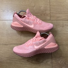 Scarpe da corsa Nike Epic React Flyknit 2 da donna taglia 9,5 rosa ruggine
