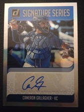2018 Donruss Signature Series Cameron Gallagher AUTOGRAPH Royals