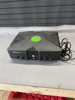 Original OG Microsoft Xbox Console Only For Parts or Repair, With Cords