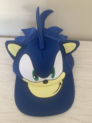 Rare Japanese Label SEGA Sonic The Hedgehog Hat 3D Adjustable Baseball Cap