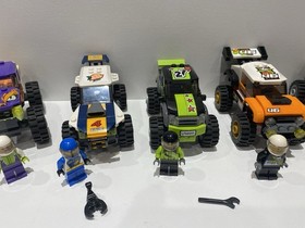 LEGO CITY Vehicles Monster Trucks & Race Cars 60055 Complete Set 5+
