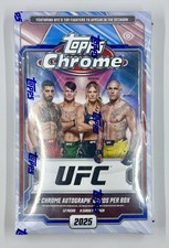 2025 Topps Chrome UFC Hobby Box New Factory Sealed