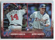 2015 Topps Update #US108 Adonis Garcia / Jefry Marte Rainbow Foil