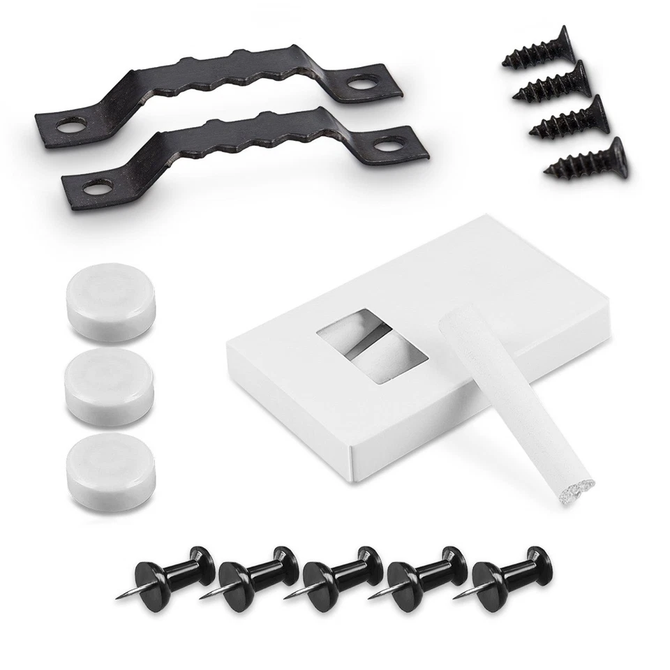 Kombitafel Kreidetafel magnetisch Kork Pinnwand Memoboard 60x40cm Tafel - Bild 2 von 4