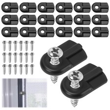 20 Pack Window Screen Clips, PL 7906 Flush Window Screen Holder Clips, Storm ...