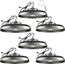 Lightdot 6Pack LED High Bay Light 300W（340x1W LED） 45000lm (Eqv.1200W MH/HPS