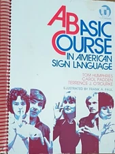 A Basic Course in American Sign Language 1988 Vintage Paperback