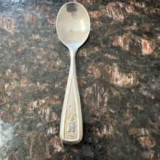 Vintage the First Years Deluxe Stainless Baby Spoon Japan