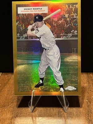 2025 Topps Chrome Platinum Double Header Gold - Mickey Mantle & Roger Maris /50