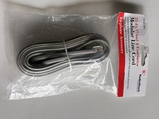 RadioShack 25-ft 4-Conductor Modular Telephone Line Cord RJ-11/RJ-14 279-356