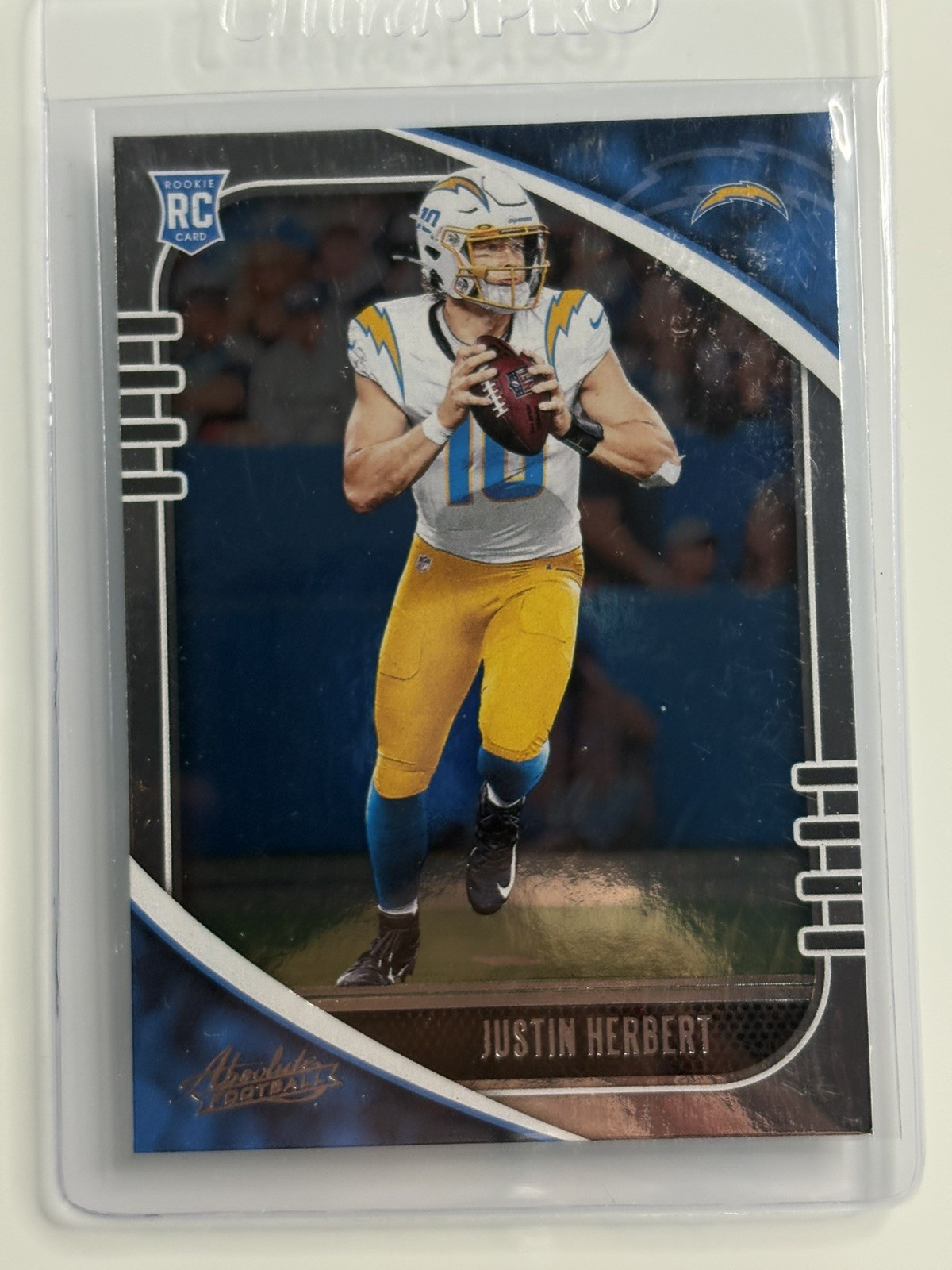 2020 Panini Absolute Justin Herbert Rookie 167 Chargers SP RC