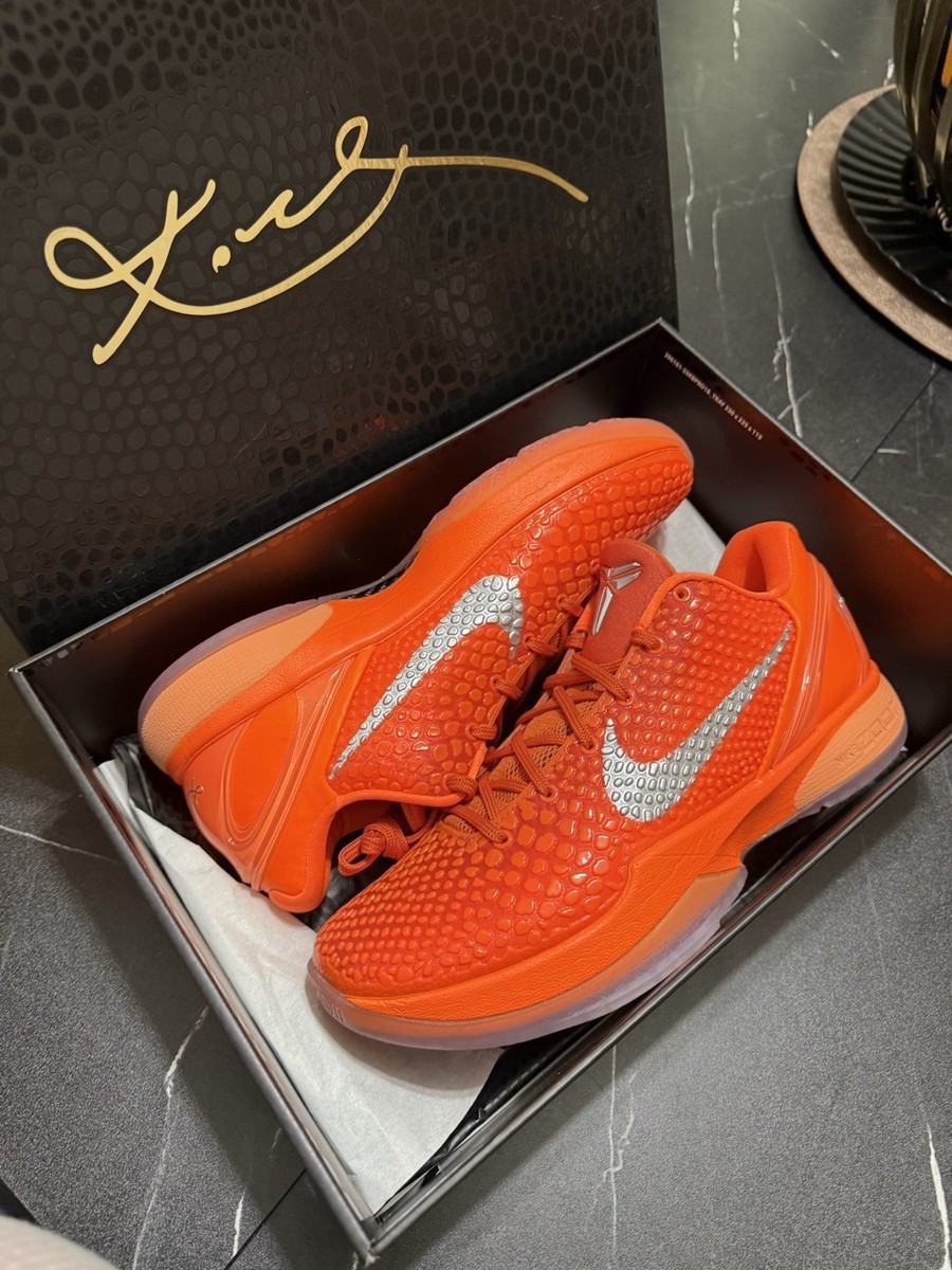Nike Zoom Kobe 6 Protro Total Orange Size 8.5 PADS | eBay