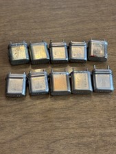 LOT OF 10 40,80,10 Meter CW sub band Crystals for rock bound transmitters