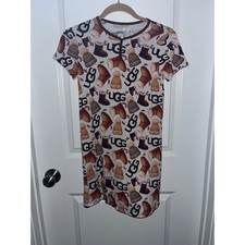 Kids UGG Bamboo Pajama Sleep Shirt Nightgown Size 7/8T UGG Boots  Hats Print