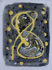 Original Abstract Canvas Painting _“Ring” _ 9 x 12 _Handmade by Diana AN