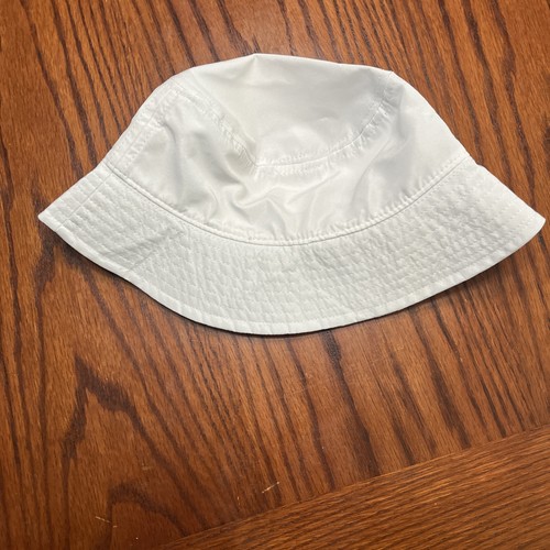 NWTLayer 8 Newborn Girls White Bucket Hat One Size With Strap UPF40+ - Bild 3 von 5
