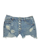 Hammer Jeans Women Blue Denim Shorts L
