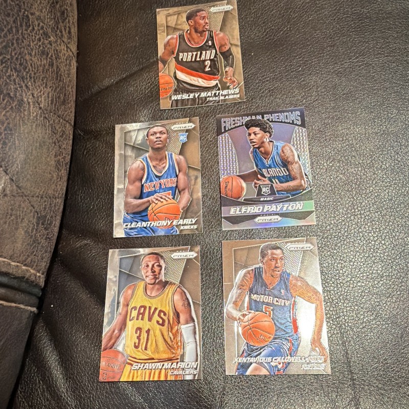 Panini Prizm NBA 2014-15 Rookie Payton Early Marion KCP Matthews 5-Card Lot