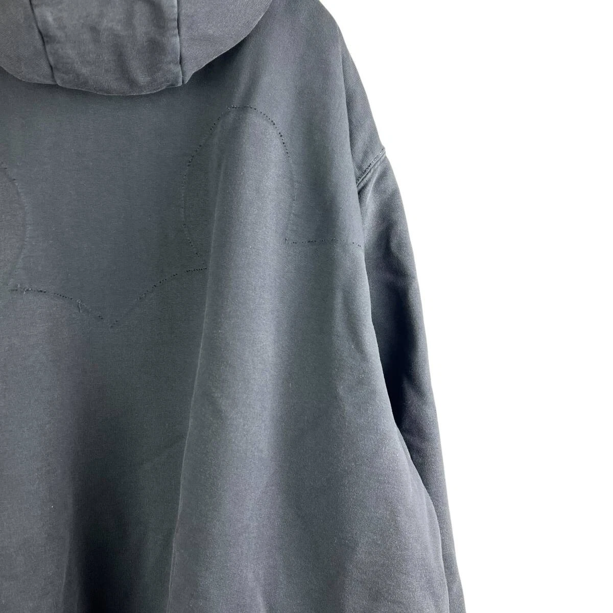 20 OFF Maison Margiela Felpa con cappuccio e zip tascabile 24AW (Navy)