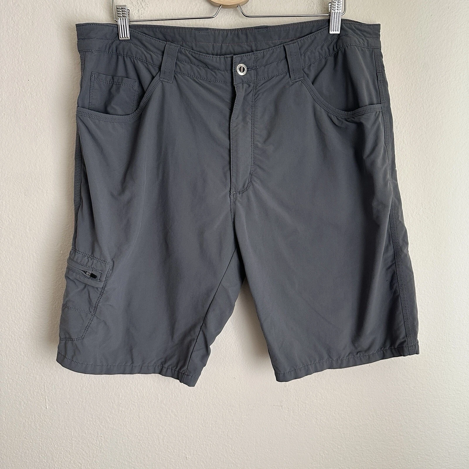 Patagonia Shorts Mens 38 Gray Quandary Performance Hiking Cargo Performance