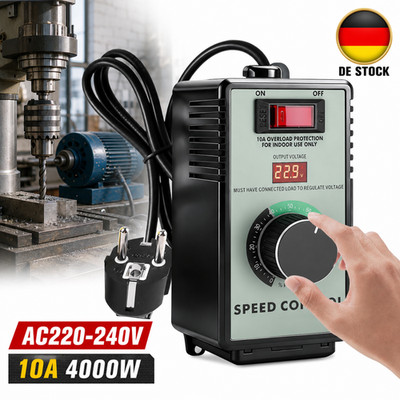 230V Drehzahlregler Drehzahlsteller Motordrehzahlsteuerung Ventilatoren Motoren