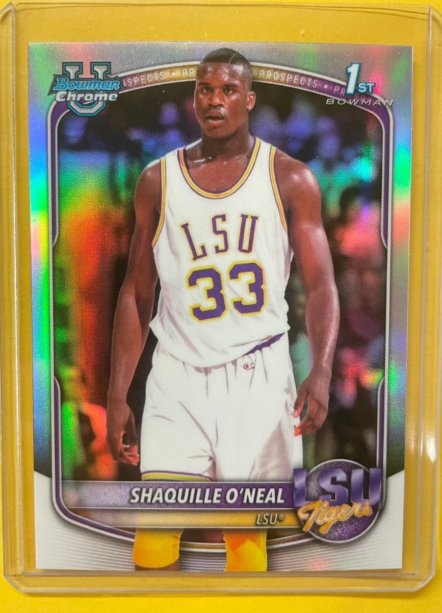 Bowman Shaquille O'Neal Basketball Sports Trading Card Singles for