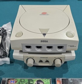 Dreamcast Region Free  NEW battery & fuse ALL NEW CAPACITORS! GAMES! Karaoke! 