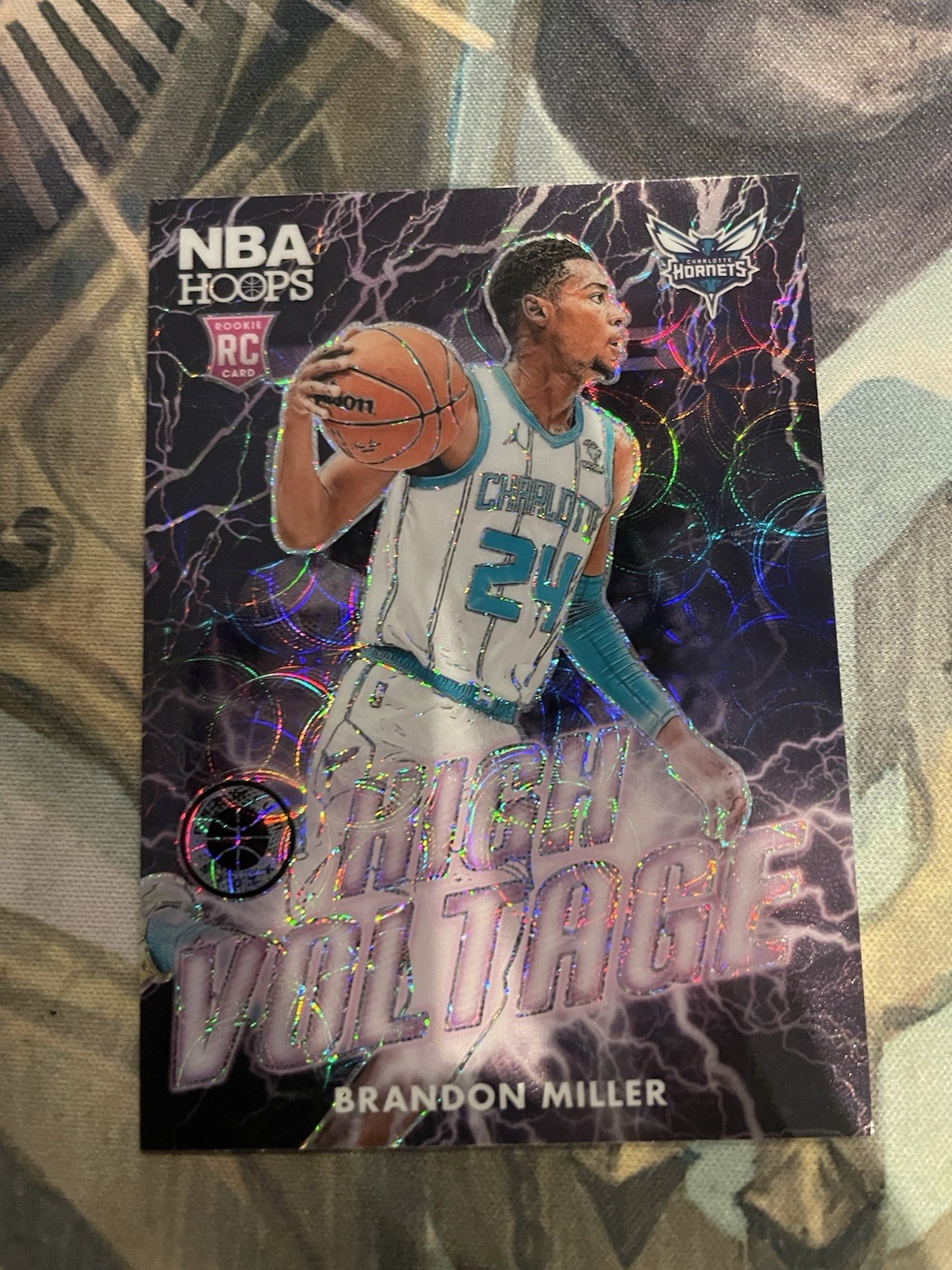 Panini 2023-24 Hoops Premium High Voltage Rookie Prizm #12 Brandon Miller Horneā¦