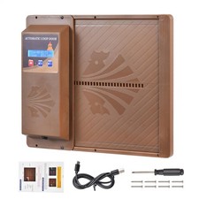 Battery Powered Automatic Chicken Coop Door with Timer Anti-Pinch Design