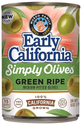 #ad Early California Simply Olives Green Ripe Pitted Olives Pack of 12 6 oz Cans $78.99