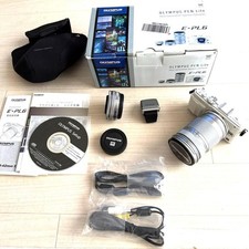 Olympus PEN Lite E-PL6 Mirrorless Camera Kit with EZ Lens Used From Japan