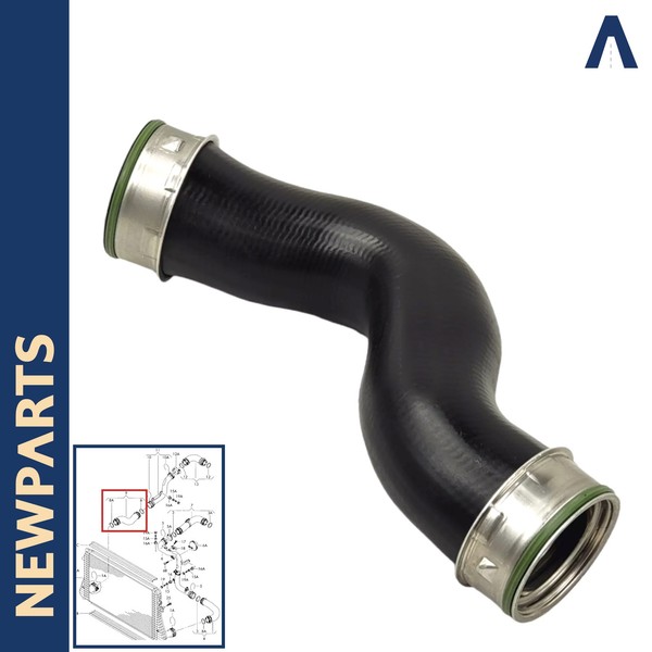 Newparts Ladeluftschlauch FüR Audi A3 1.9 TDI 2.0 Tfsi TT 1K0145832B-image