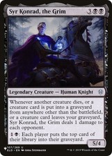 MTG Throne of Eldraine - Syr Konrad, the Grim [The List]