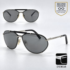 D&G DG426S Sporty Wraparound-Vintage Sunglasses Gunmetal-Mirror Lenses-Unworn