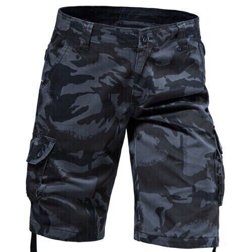 Herren Sport Shorts Camouflage kurze Hose Sommer Arbeit Cargohose - Bild 14 von 20