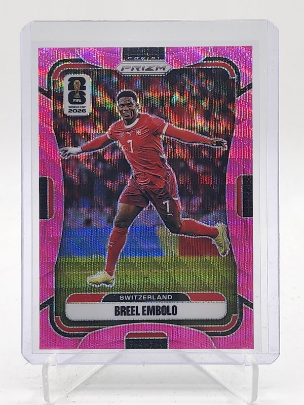 BREEL EMBOLO 2026-27 PANINI PRIZM FIFA WORLD CUP PINK WAVE /45 #420 Q6027