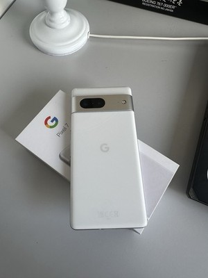 Google Pixel 7 128GB Snow Weiß 5G Dual-SIM Android Smartphone